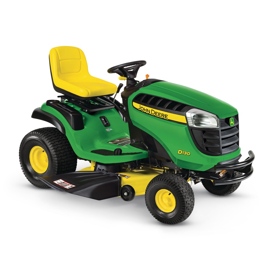 John Deere D130 22 HP V Twin Hydrostatic 42 in Riding Lawn Mower with Mulching Capability