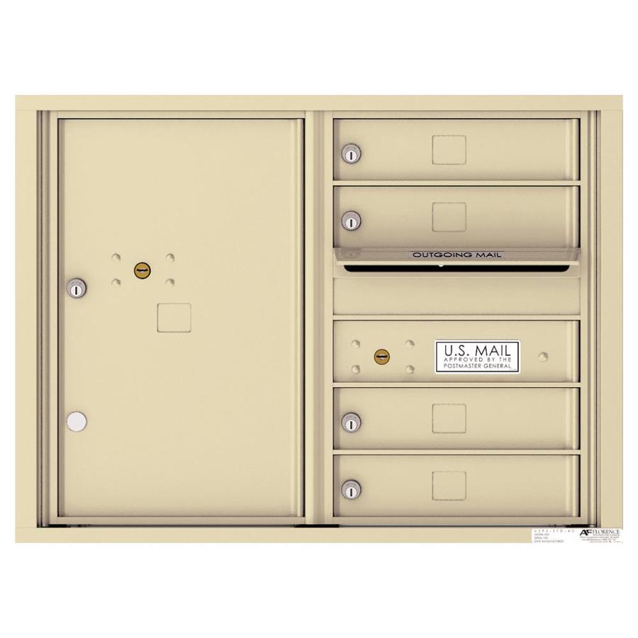 Florence Versatile 31.56 in x 23.25 in Metal Sandstone Lockable Cluster Mount Cluster Mailbox