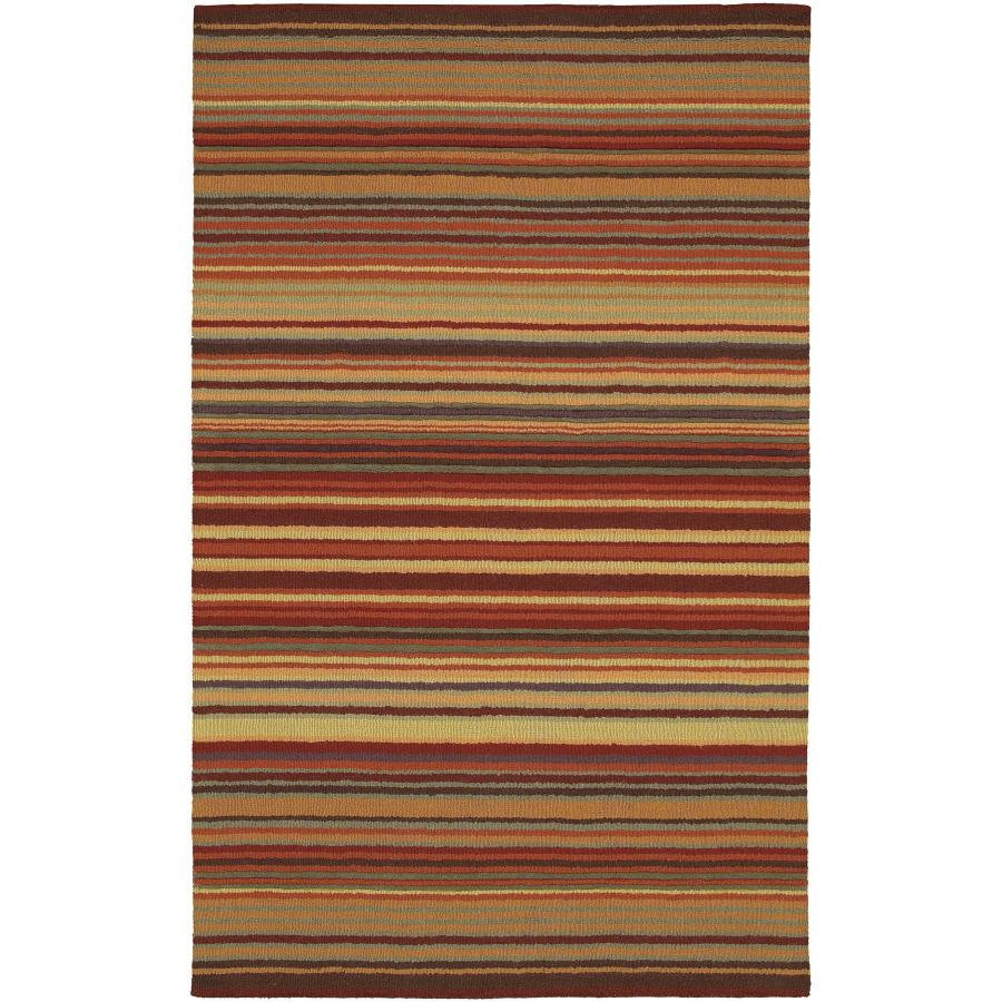 Artistic Weavers Mystique Red Rectangular Indoor Tufted Area Rug (Common 5 x 8; Actual 60 in W x 96 in L x 1.7 ft Dia)