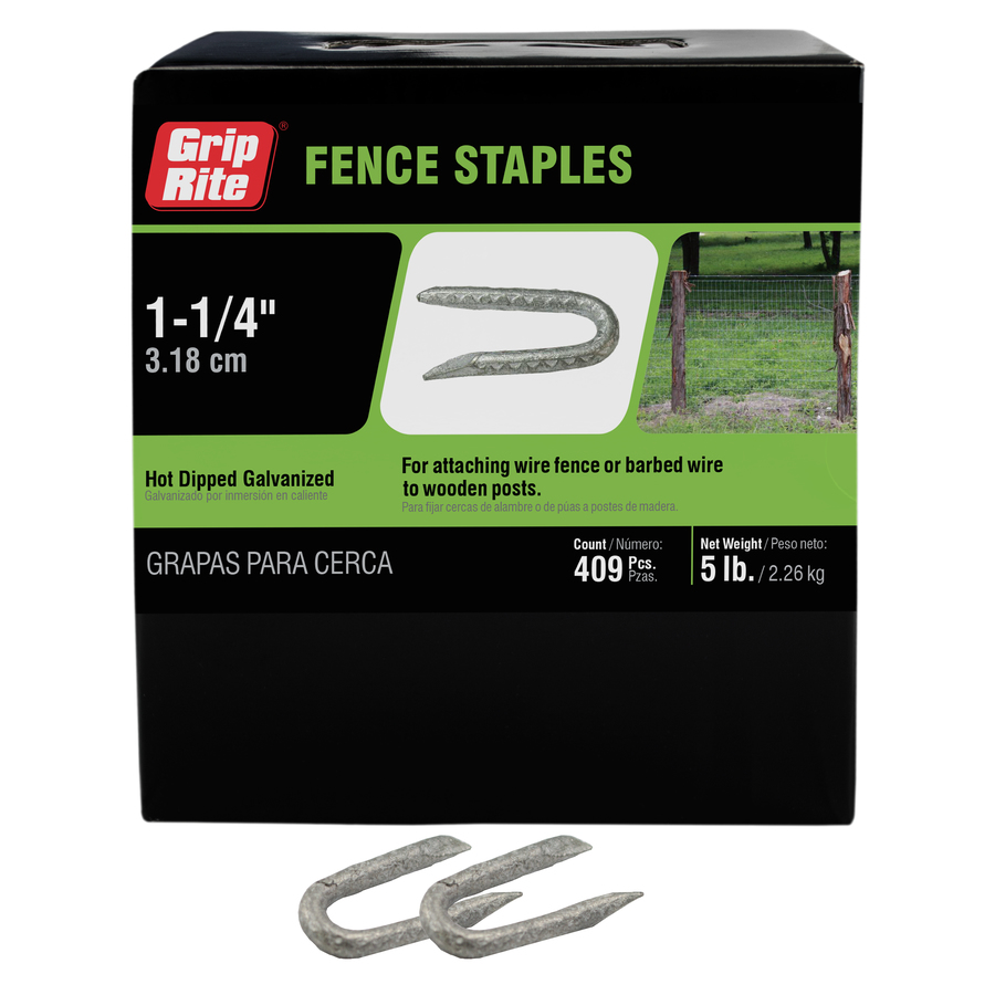 Grip Rite 435 Pack 1 1/4 in Standard Staples