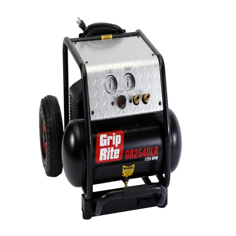 Grip Rite 2 HP 4 Gallon 150 PSI Electric Air Compressor