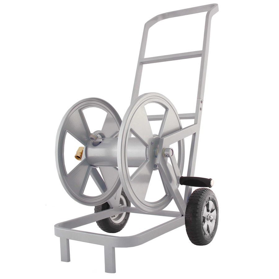 Garden Treasures Steel 200 ft Cart Hose Reel