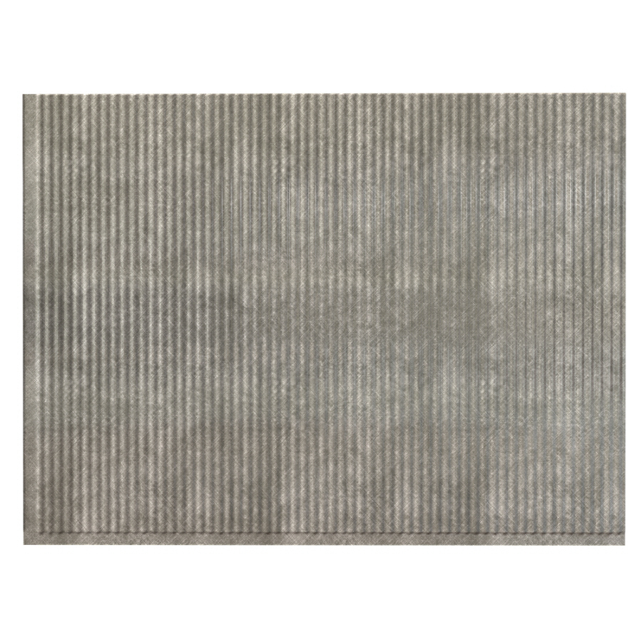 Fasade 24 1/2 in Silver Thermoplastic Multipurpose Backsplash