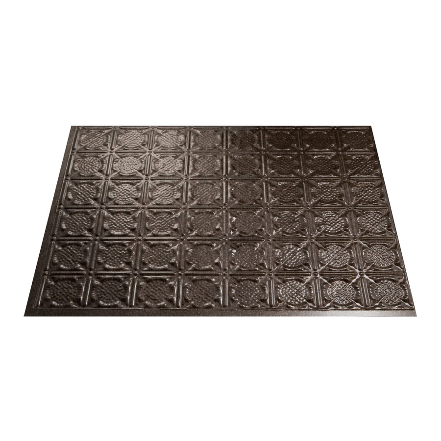 Fasade 24 1/2 in Smoked Pewter Thermoplastic Multipurpose Backsplash