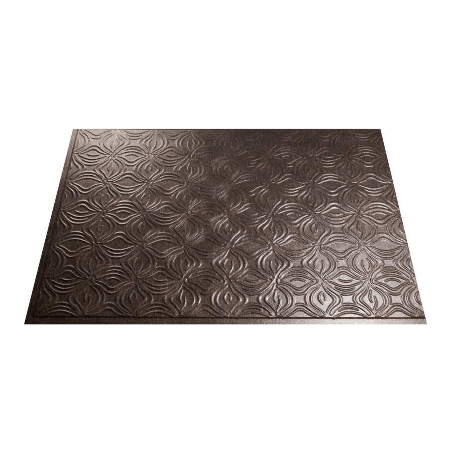 Fasade 24 1/2 in Smoked Pewter Thermoplastic Multipurpose (Kitchen, Bath or Bar) Backsplash