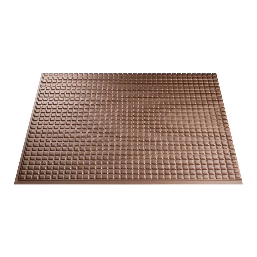 Fasade 24 1/2 in Argent Copper Thermoplastic Multipurpose (Kitchen, Bath or Bar) Backsplash