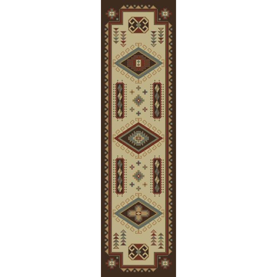 Shaw Living El Dorado 1 ft 11 in W x 7 ft 6 in L Brown Runner