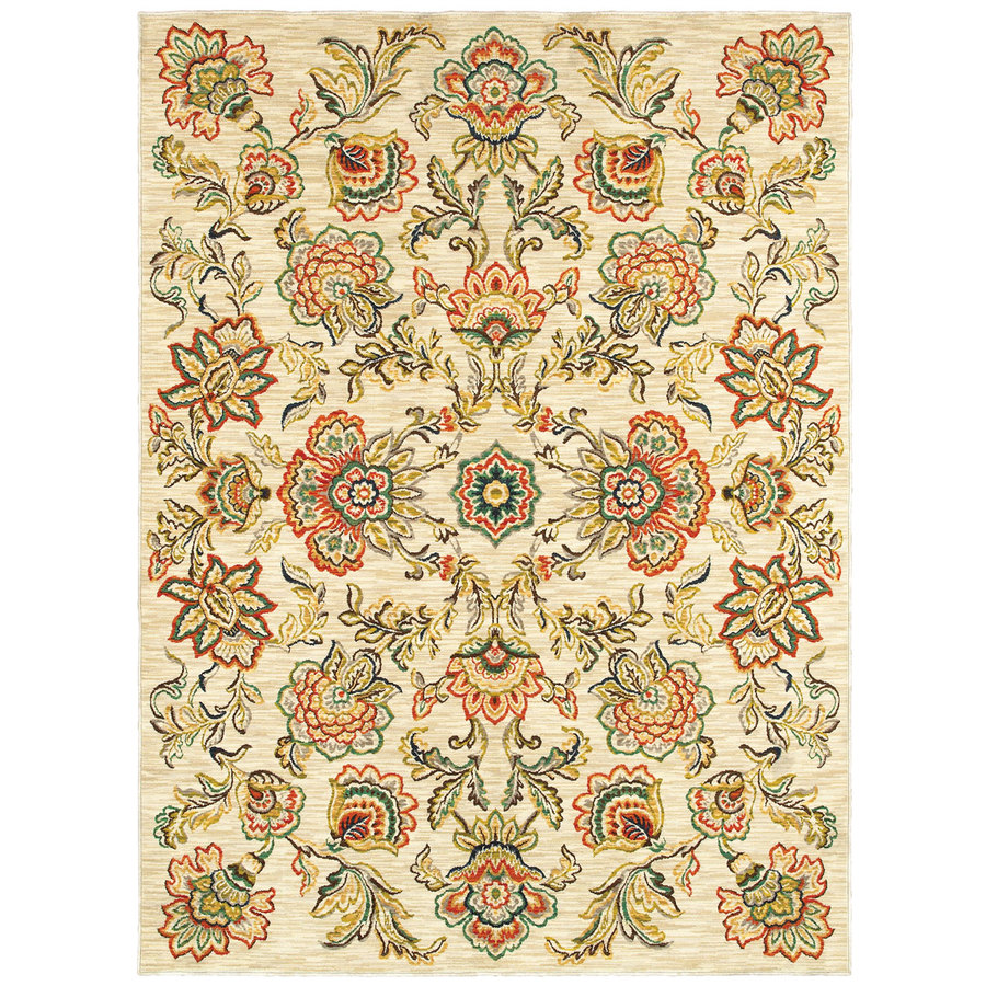 Style Selections Mittel Rectangular Indoor Woven Area Rug (Common 8 x 10; Actual 93 in W x 123 in L)