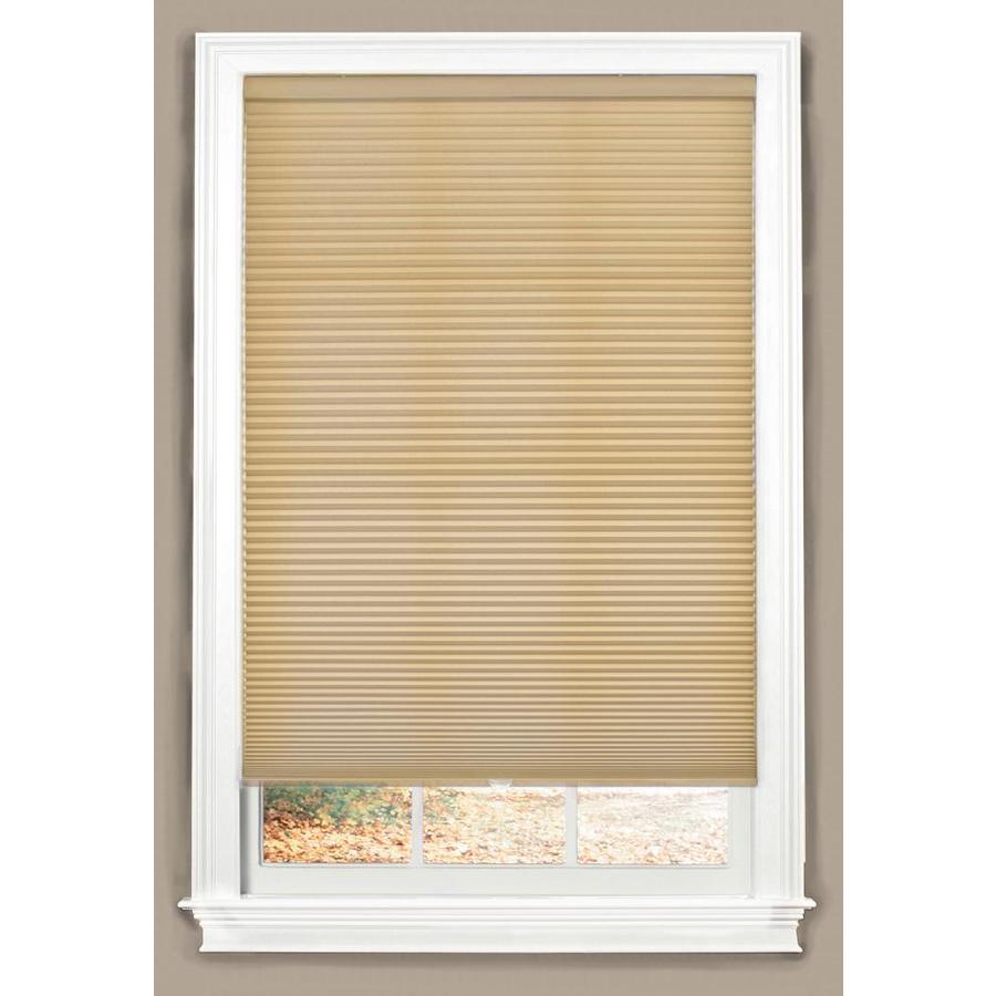 allen + roth Linen Light Filtering Cordless Polyester Cellular Shade (Common 58 in; Actual 58 in x 64 in)