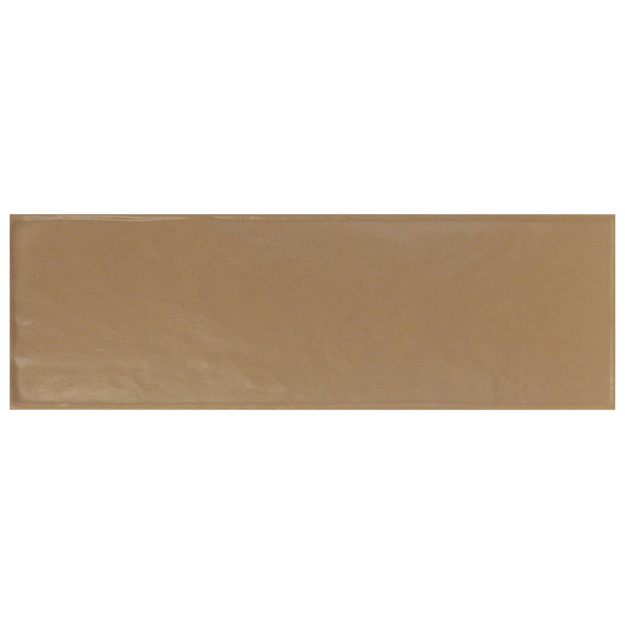 Interceramic 40 Pack Brick Cocoa Ceramic Wall Tile (Common 4 in x 12 in; Actual 4.29 in x 12.89 in)