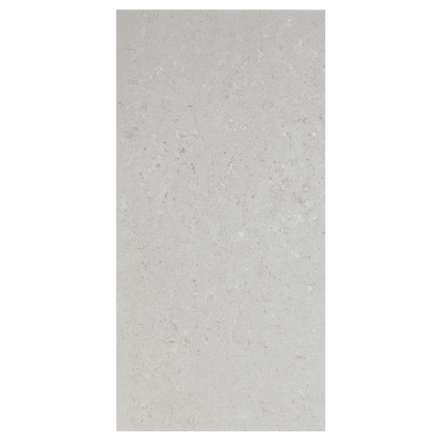 Interceramic 8 Pack Barcelona II Light Grey Thru Body Porcelain Floor Tile (Common 12 in x 24 in; Actual 11.81 in x 23.69 in)