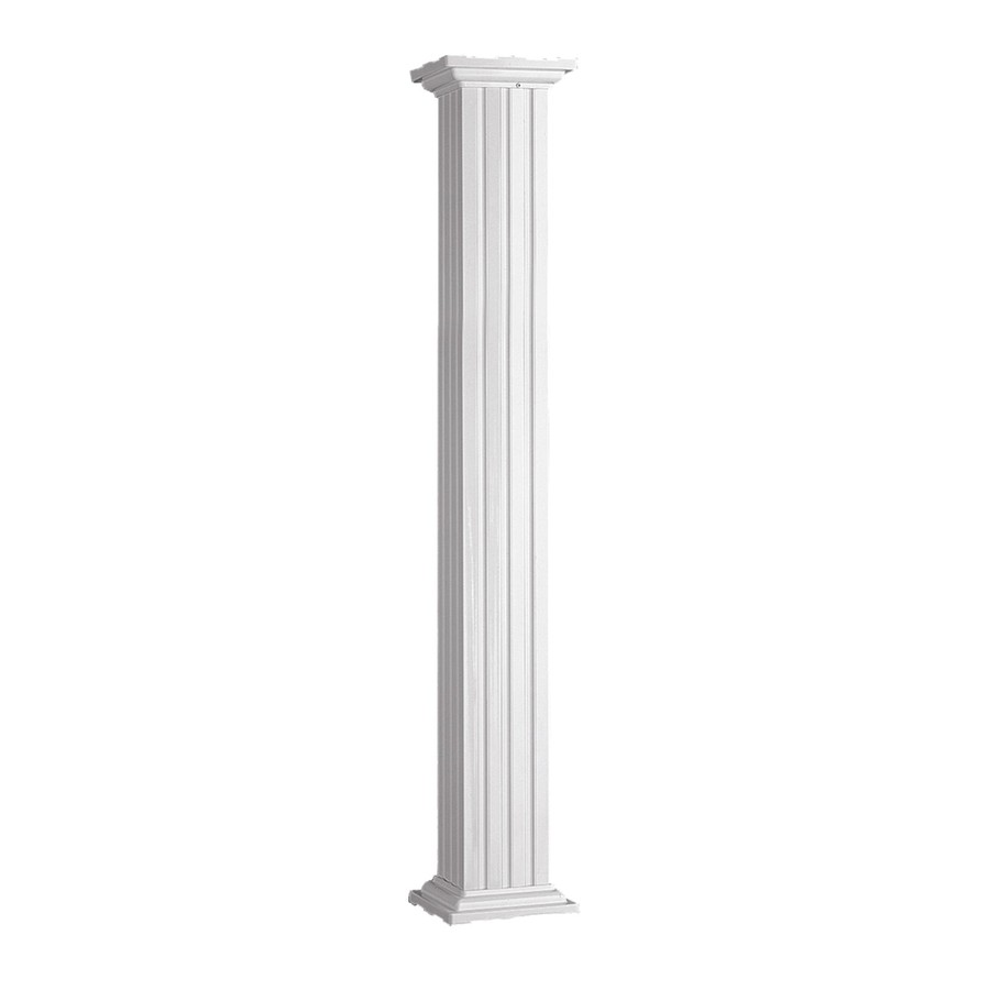 Shop IMPERIAL 6-in x 8-ft Aluminum Column at Lowes.com