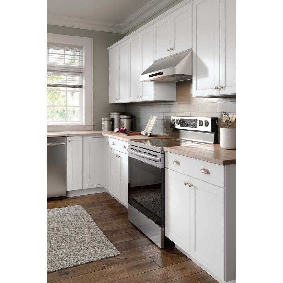 Diamond Now Arcadia 24 In W X 35 In H X 2375 In D Truecolor White Door And Drawer Base Stock Cabinet In The Stock Kitchen Cabinets Department At Lowes Com