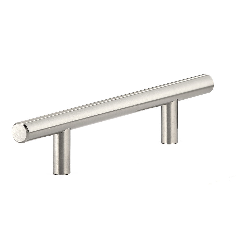 Richelieu 108 mm Center To Center Brushed Nickel Bar Pulls Bar Cabinet Pull