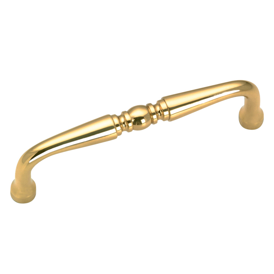 Richelieu 3 1/2 in Center to Center dia. Brass Cabinet Pull