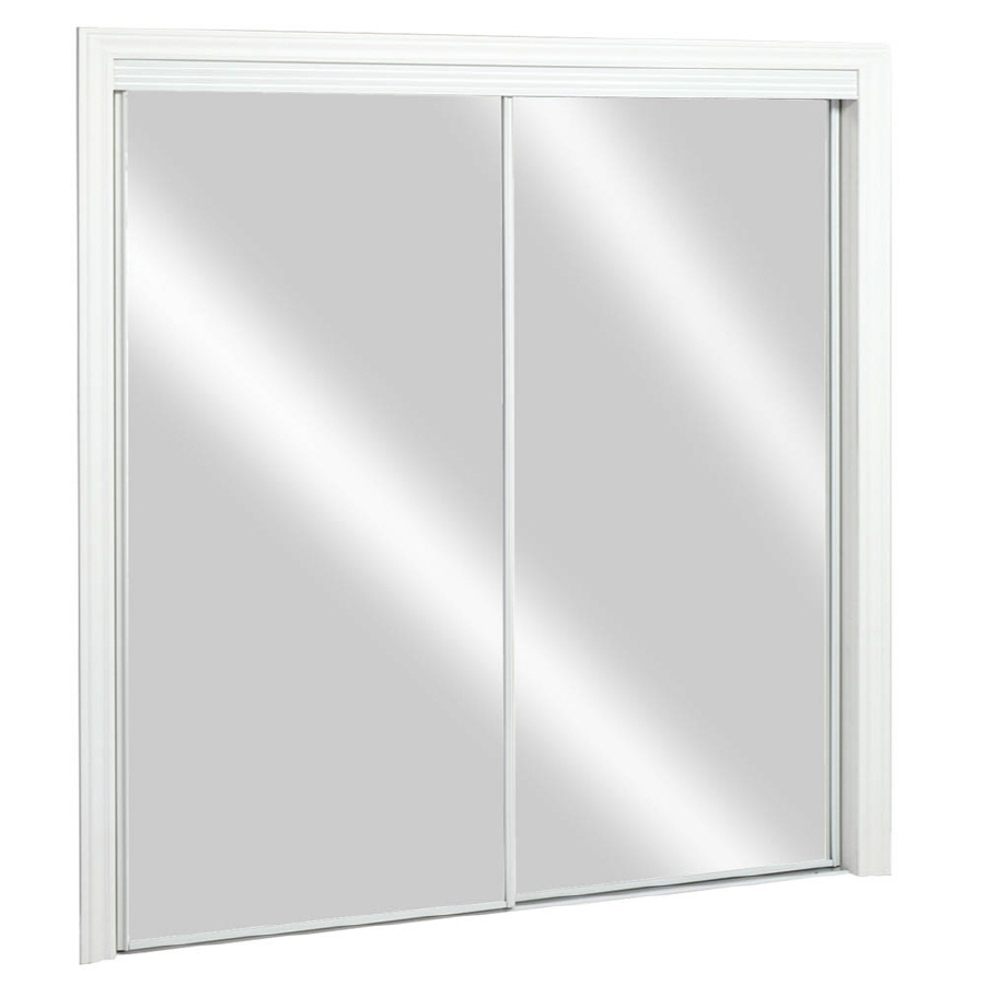 ReliaBilt Mirrored Sliding Door (Common 78 in x 48 in; Actual 78 in x 48 in)