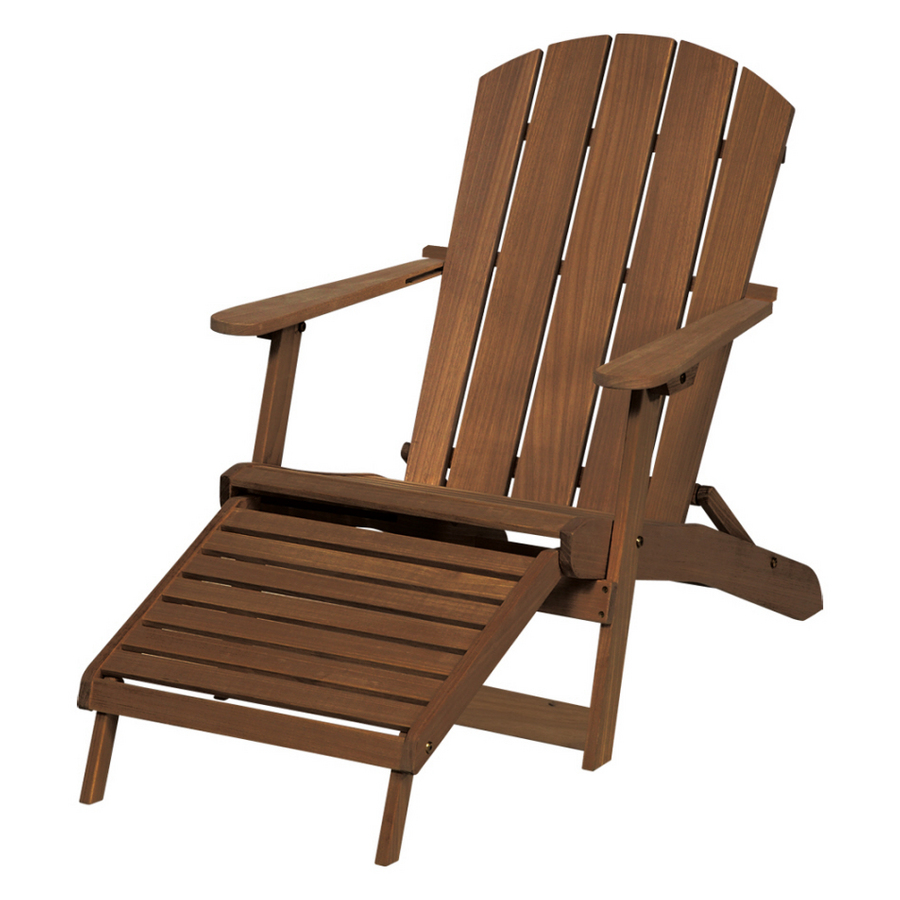 Highland Gold Teak Folding Adirondack Chair