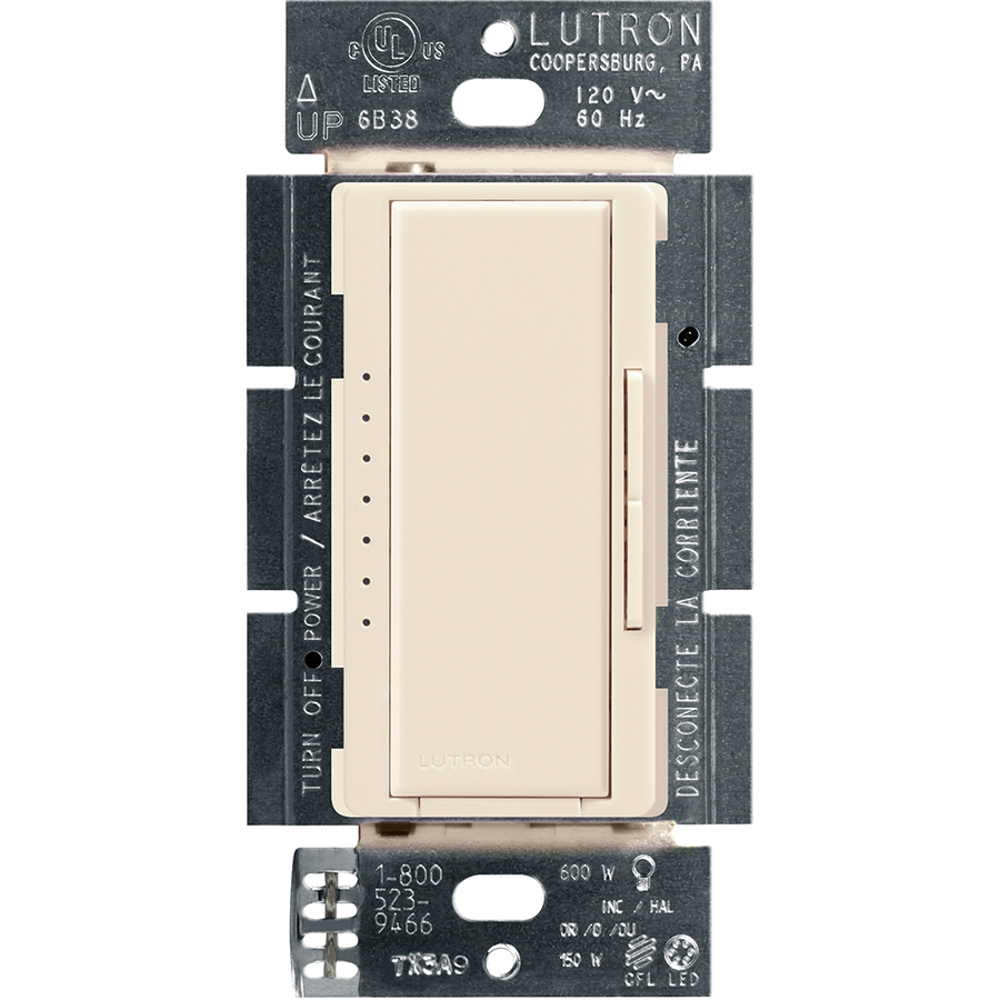 Lutron Maestro 1.25 Amp Light Almond Digital Dimmer