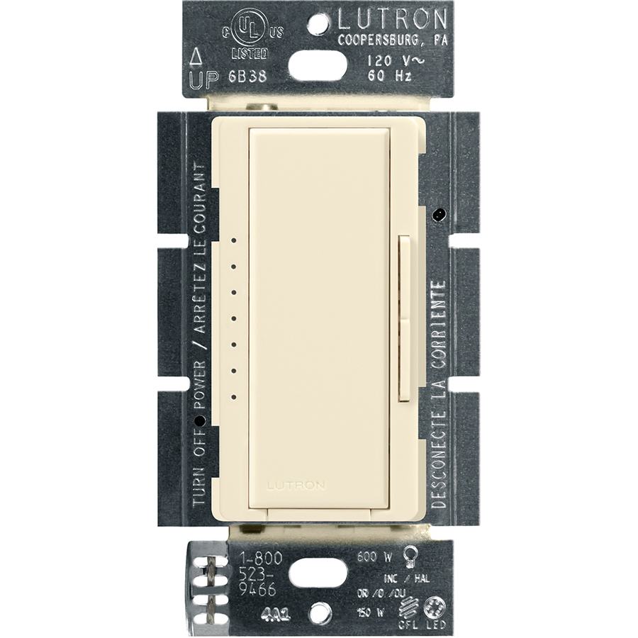 Lutron Maestro 1.25 Amp Almond Digital Dimmer