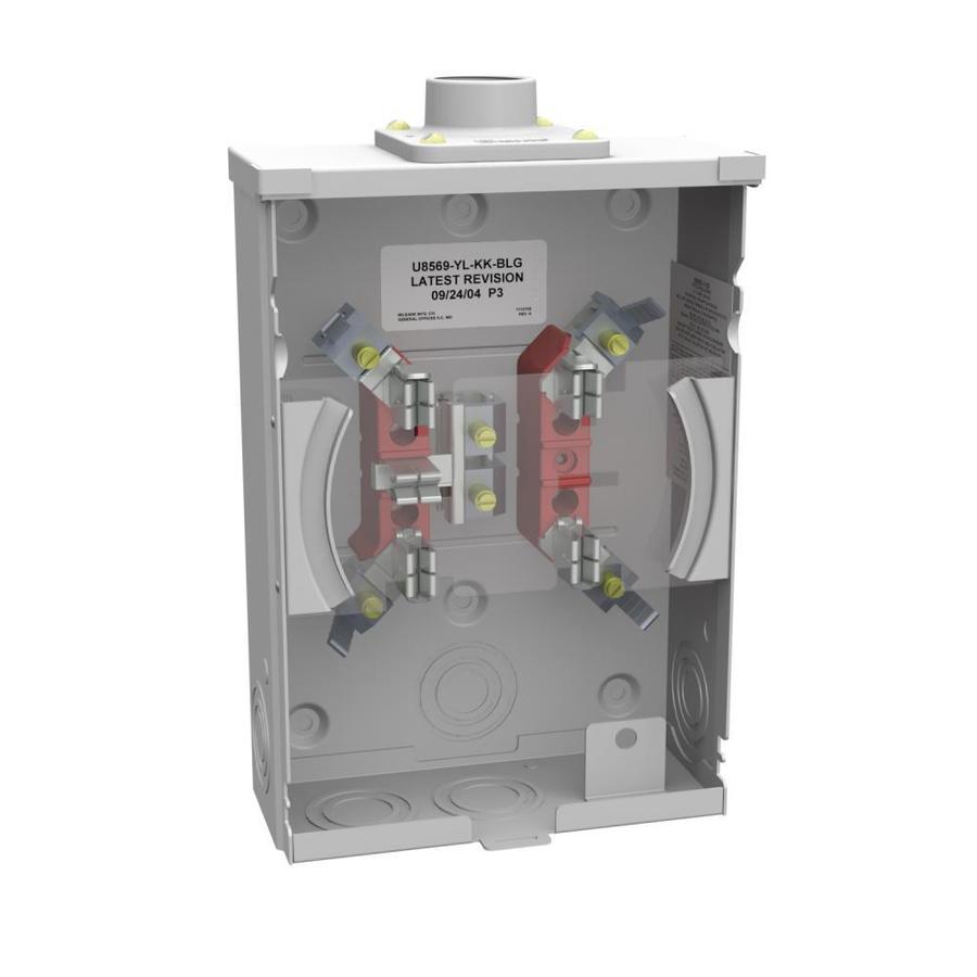 Milbank 125 Amp Ringless Single Phase (120/240) Meter Socket