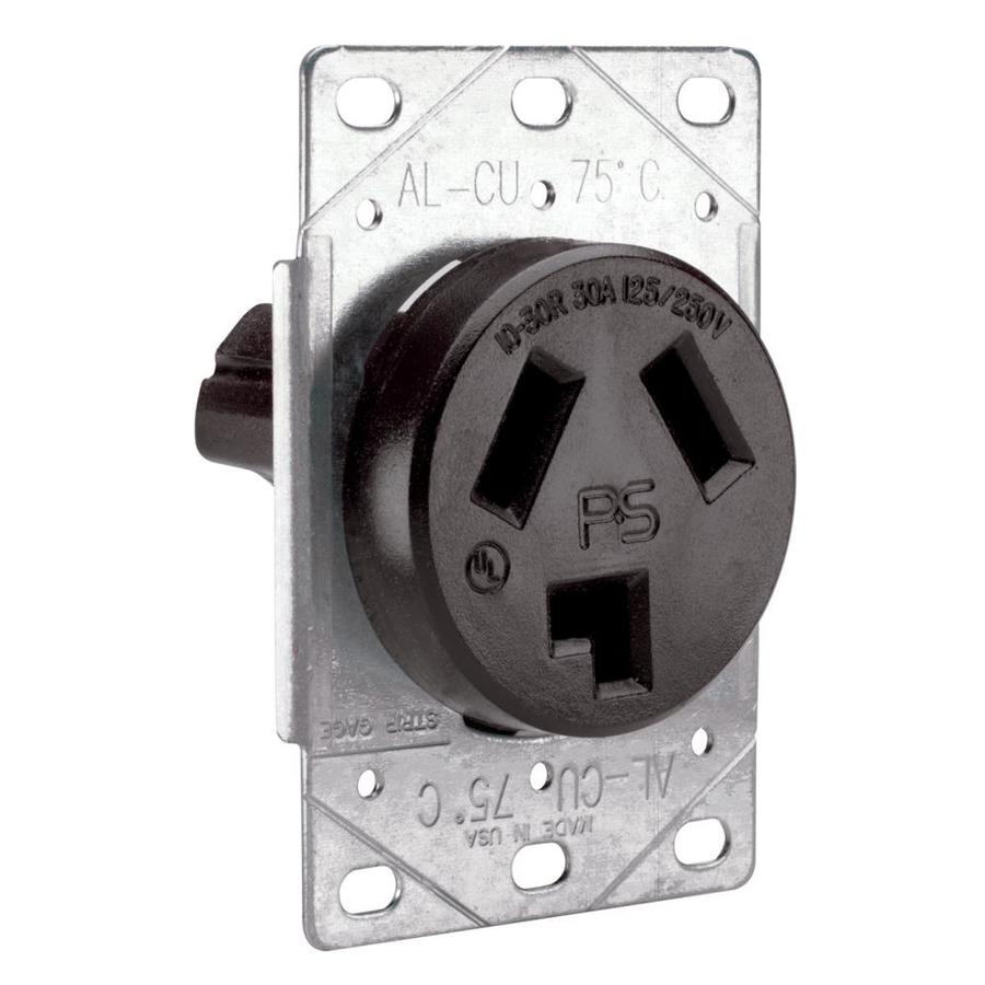Pass & Seymour/Legrand 30 Amp Flush Mount Appliance Electrical Outlet