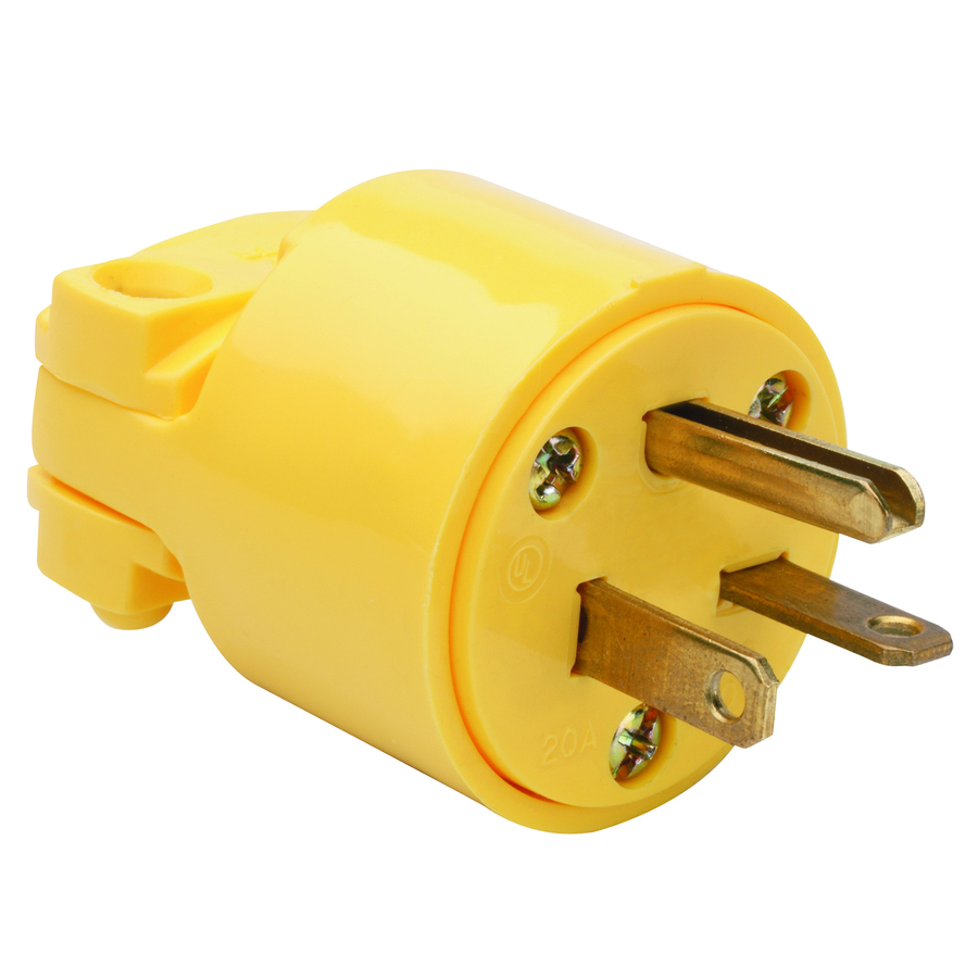 Pass & Seymour/Legrand 20 Amp 250 Volt Yellow 3 Wire Plug