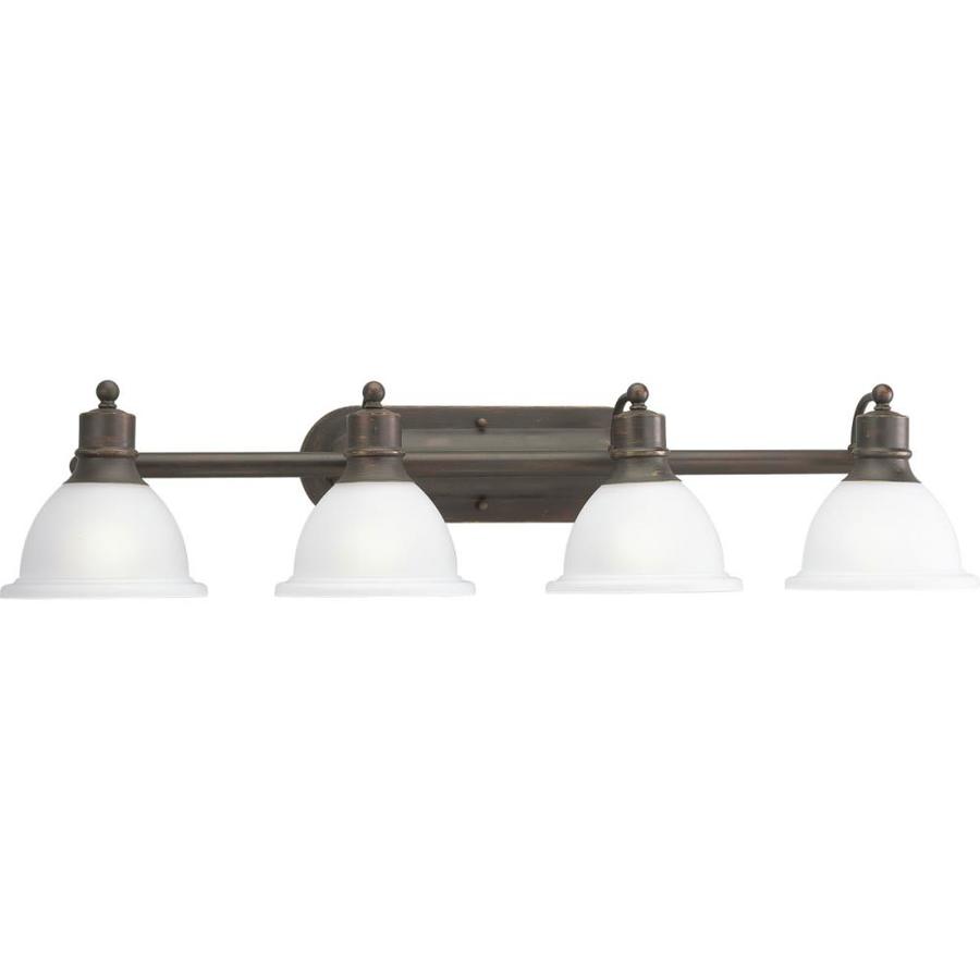 Progress Lighting 4 Light Madison Antique Bronze Bathroom Vanity Light