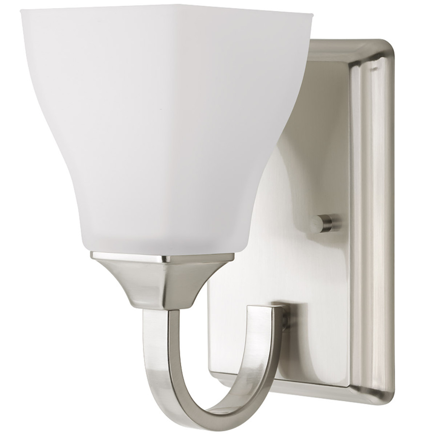 DELTA Olmsted Brushed Nickel Bathroom Vanity Light