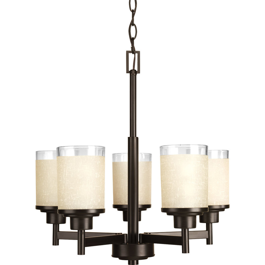 Progress Lighting Alexa 5 Light Antique Bronze Chandelier