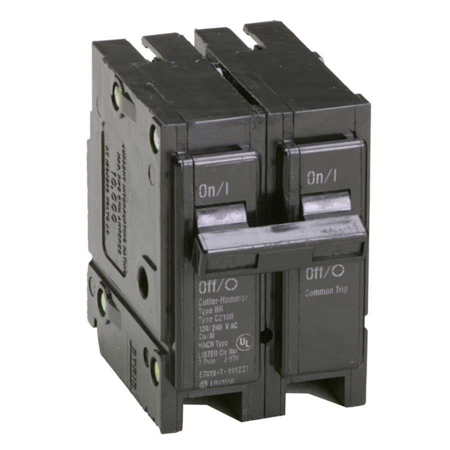 Eaton Type BR 15 Amp Double Pole Circuit Breaker