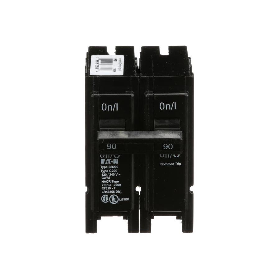 Eaton Type BR 90 Amp Double Pole Circuit Breaker