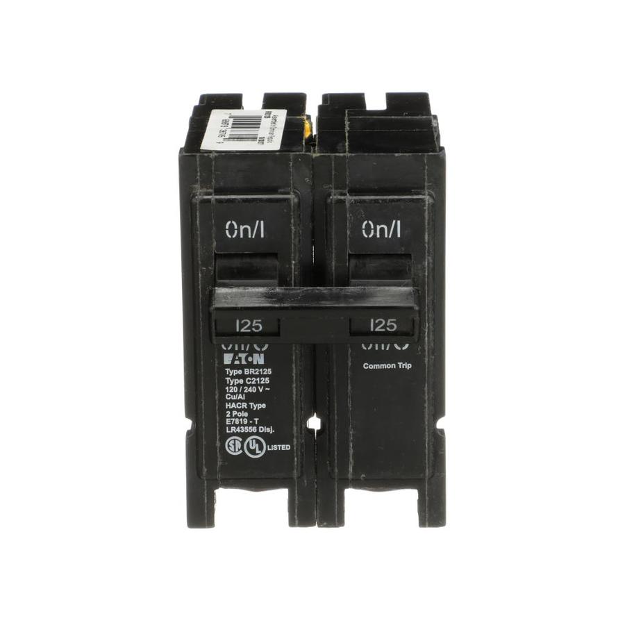 Eaton Type BR 125 Amp Double Pole Circuit Breaker