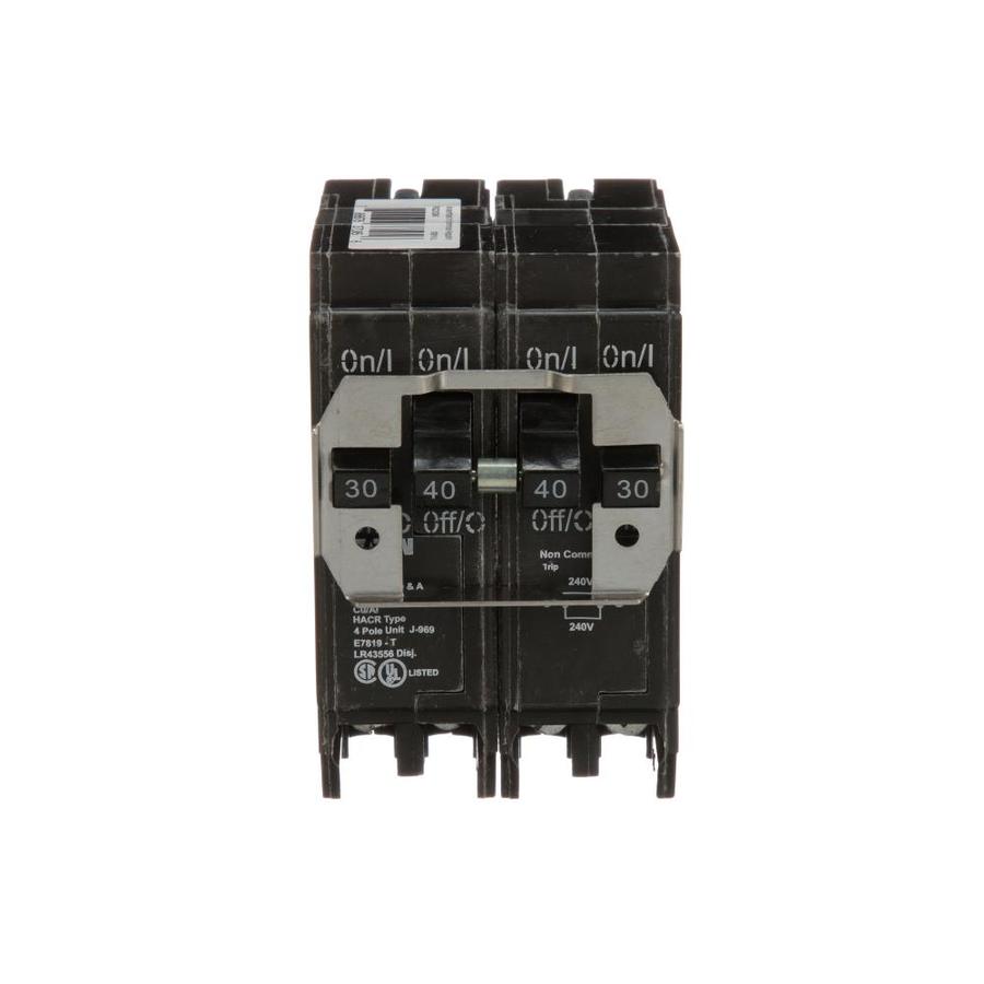 Eaton Type BR 40 Amp Quad Circuit Breaker