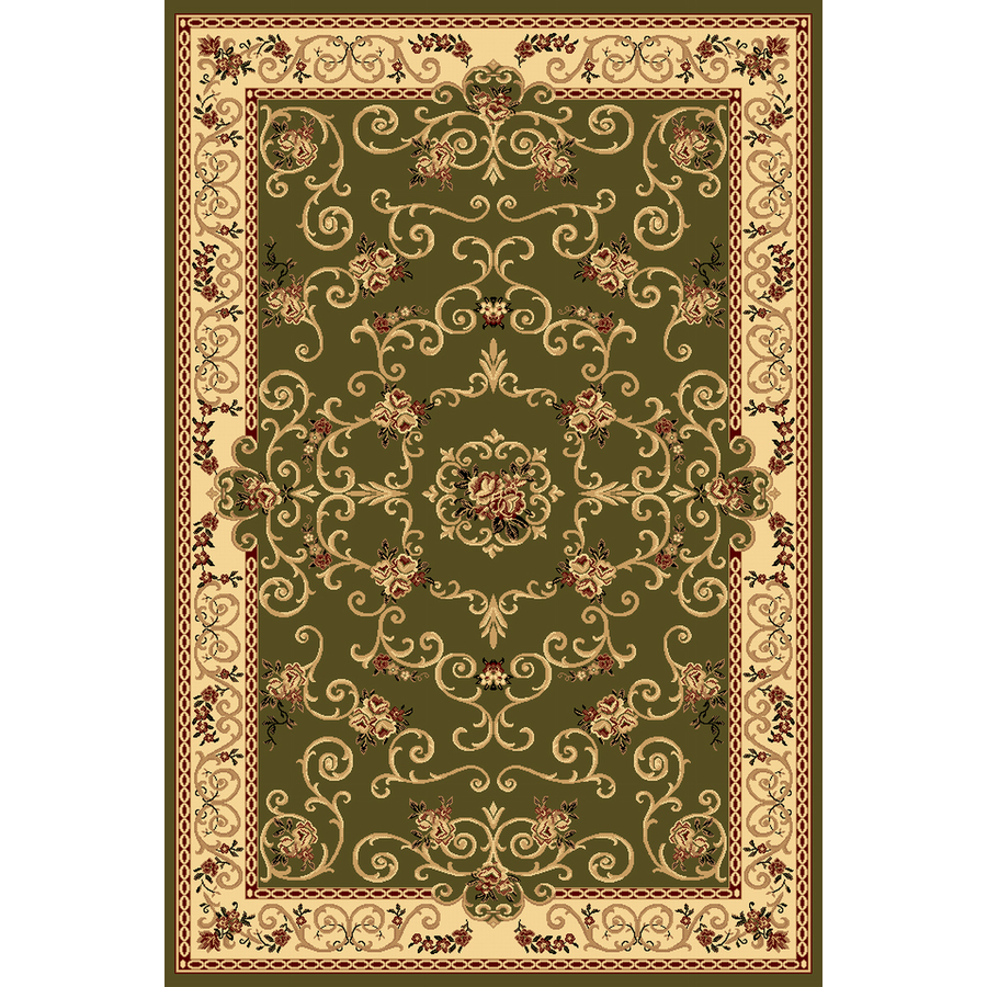 Rugs America New Vision Souvanerie Olive Rectangular Indoor Woven Area Rug (Common 8 x 10; Actual 94 in W x 130 in L)