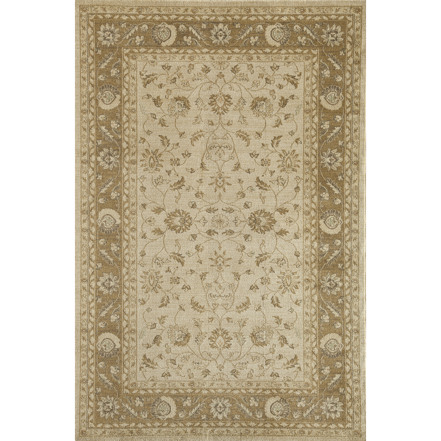 Rugs America Peshawar Overall Cream Rectangular Indoor Woven Area Rug (Common 8 x 11; Actual 94 in W x 130 in L)