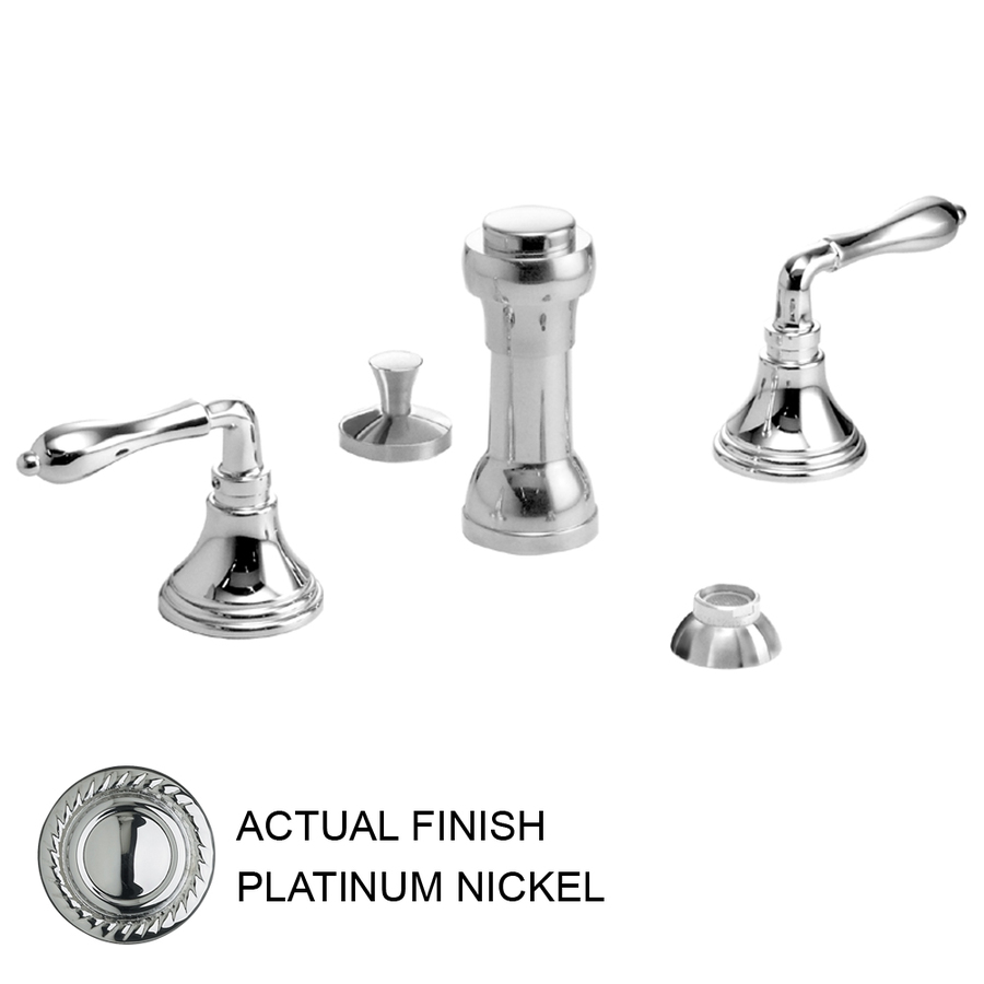 JADO Classic Platinum Nickel Vertical Spray Bidet Faucet