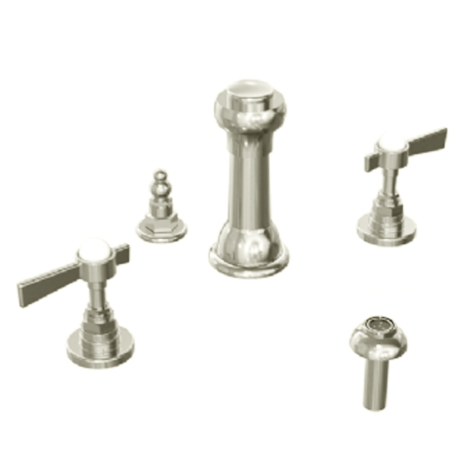 JADO Savina Platinum Nickel Vertical Spray Bidet Faucet