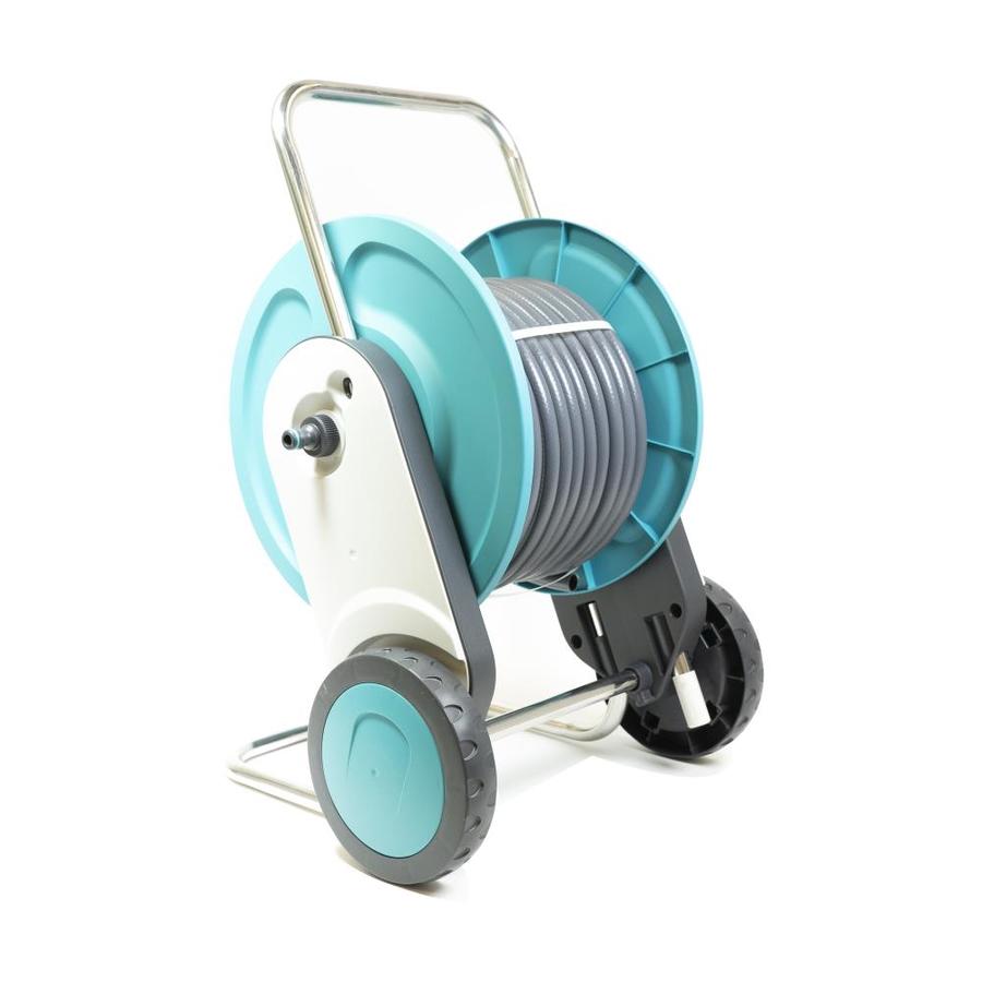 Wall Mounted Garden Hose Reel Lowes : Neverleak Plastic 100 Ft Wall