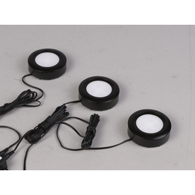 Utilitech Led Puck Lighting Black