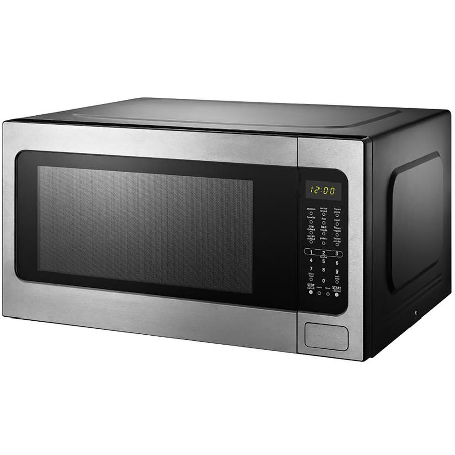 BLACK+DECKER 2.2-cu ft 1200-Watt Countertop Microwave (Stainless Steel) | EM262AMY-PHB