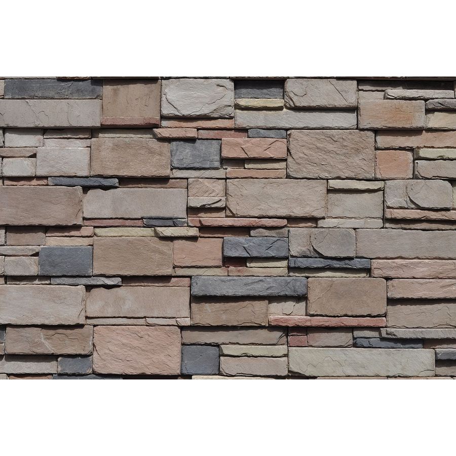 M Rock 56 Sq. Ft. Gray Dry Stack Flat