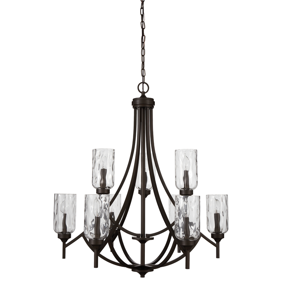 allen + roth Harpwell 9 Light Oil Rubbed Bronze Traditional Chandelier allen + roth Harpwell 9 Light Oil Rubbed Bronze Traditional Chandelier