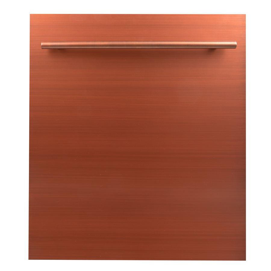 ZLINE KITCHEN & BATH 40-Decibel Top Control 24-in Built-In Dishwasher (Stainless Steel with Copper Panel) ENERGY STAR | DW-C-24