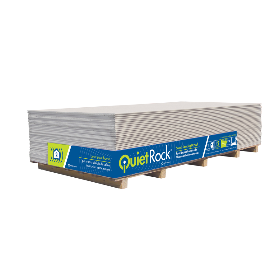 QuietRock 500 Series 0.5 in x 4 ft x 8 ft Drywall Panel