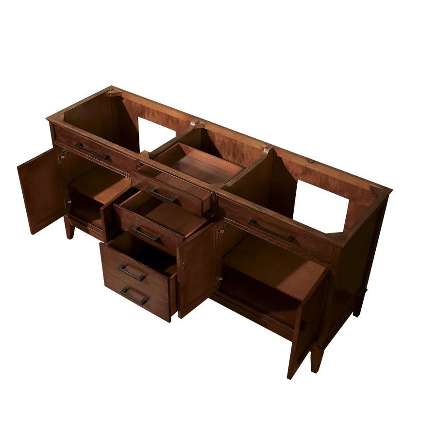 Avanity Madison 72 In Tobacco Bathroom Vanity Cabinet In The Bathroom Vanities Without Tops Department At Lowes Com