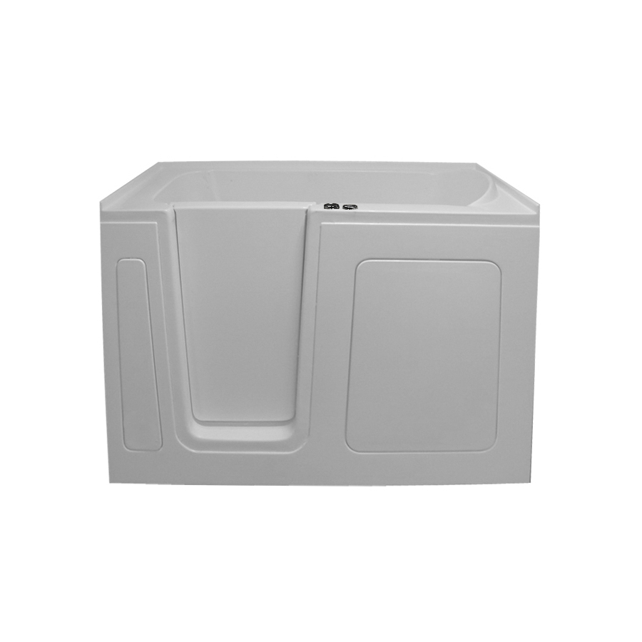 Endurance Endurance Tubs 30 in L x 54 in W x 38 in H White Rectangular Walk In Whirlpool Tub