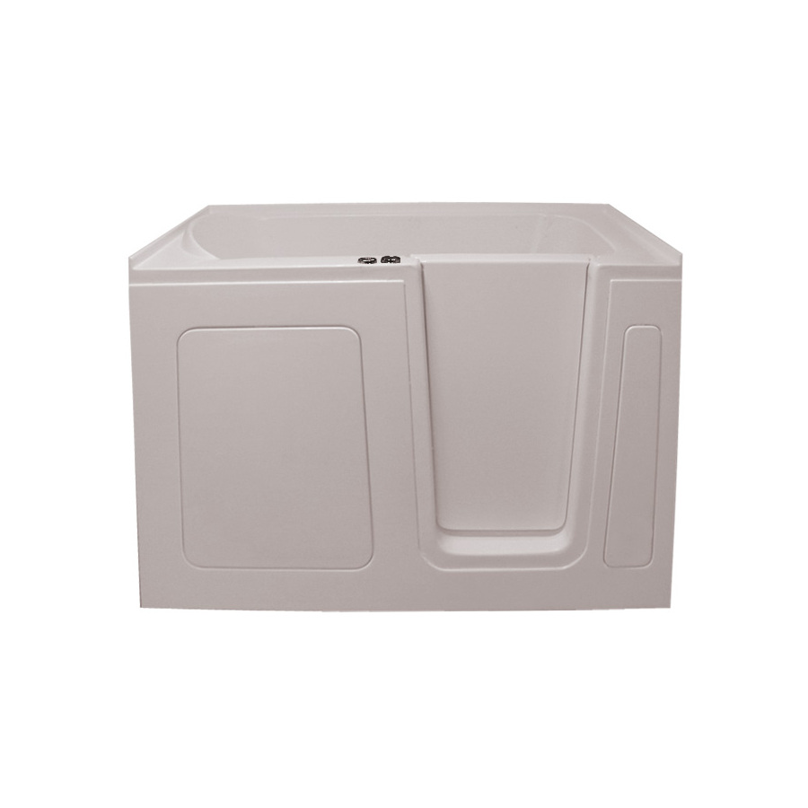 Endurance Endurance Tubs 30 in L x 54 in W x 38 in H Biscuit Rectangular Walk In Whirlpool Tub