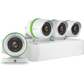 EZVIZ 8ch DVR + 4pcs 1080p Bullet Cameras Digital Wired Outdoor 4 Security Camera Kit with Night Vision BD2824B1