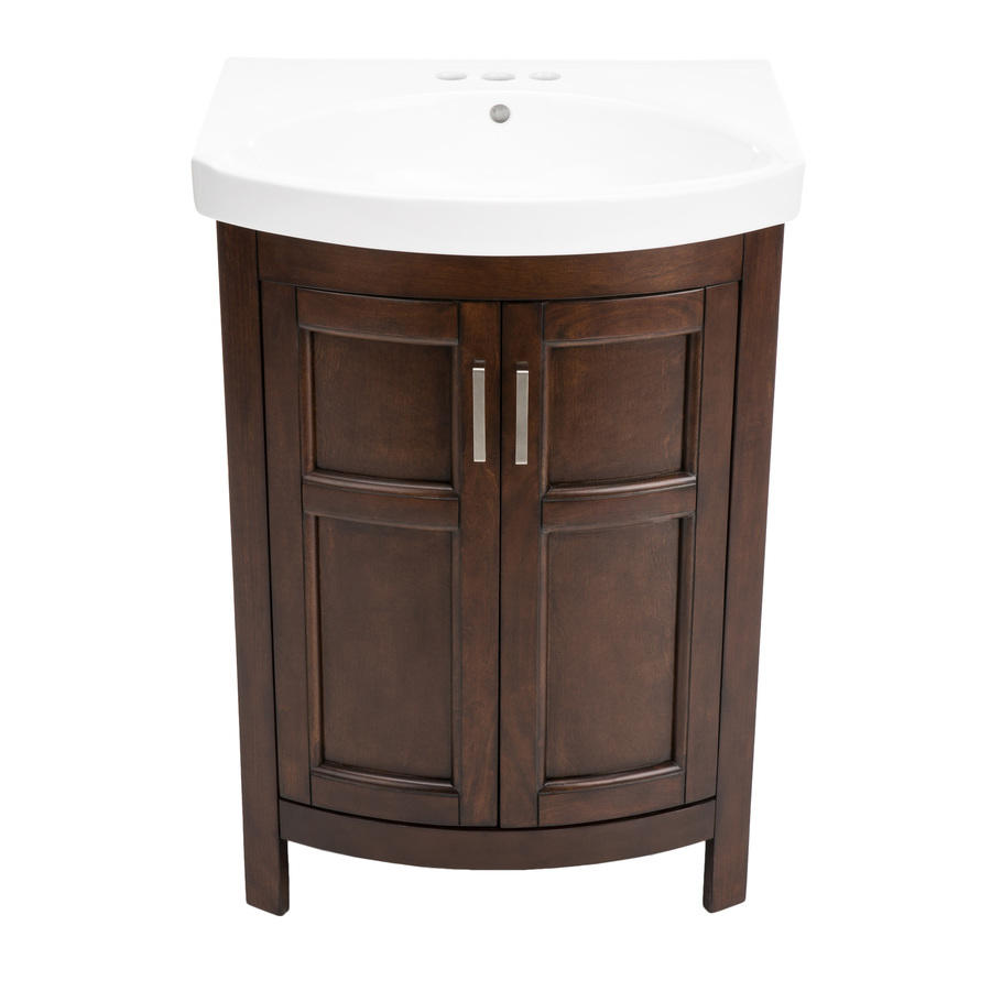 Style Selections Morecott 23 75 In Chocolate Single Sink Bathroom 23 75 In Chocolate Single Sink Bathroom
