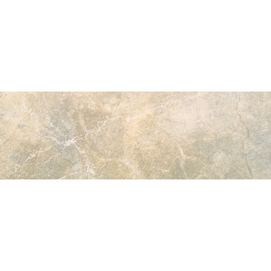 FLOORS 2000 Alor Sand Cream Glazed Porcelain Indoor/Outdoor Bullnose Tile (Common 3 in x 18 in; Actual 3 in x 17.71 in)